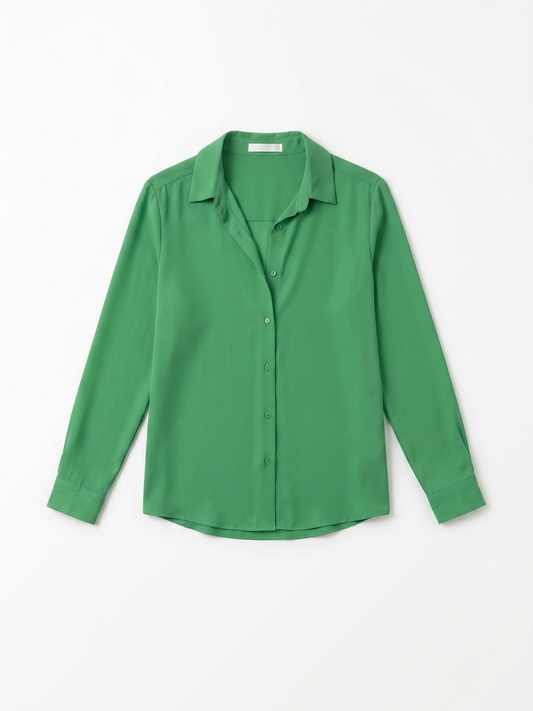 Women's Blouse with Button Placket