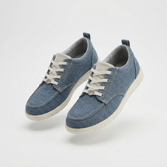 Blue Canvas Sneakers
