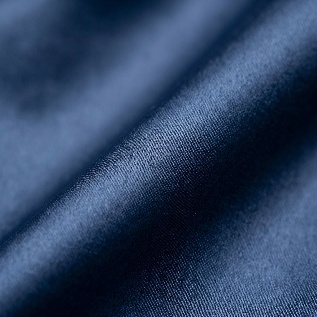 Blue Satin Blouse